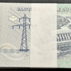 Alternative view of Congo 100 Francs 100 Notes Serial Bundle Rare