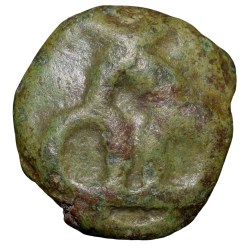 Alternative view of Cast Copper Kakani of Sunga Kingdom (187-75 BC) with Elephant with rider