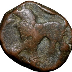 Copper Paisa of Namdar Khan(1700-1800 AD) of Hyderabad Feudatory Elichpur - Murtizapur Mint