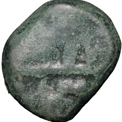 Copper 2/3 Falus of Abd Allah Qutb Shah(AD1626-72) of Golkonda Sultanate