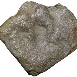 Lead Coin of Satakarni of Satavahan Dynasty (1st Cen. BC) from Vidarbha(Yavatmal) with Elephant