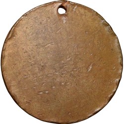 Alternative view of Bronze Medal of Mahatma Gandhi Birth Century (AD 1869-1969)