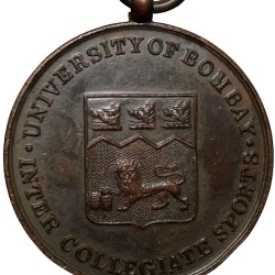 Bronze Medal of Bombay University - Inter Collegiate Sports (AD 1947) Rare