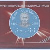 India, Louis Braille, Rupees 2, Kolkata Mint, Proof Set.