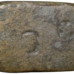 Alternative view of Silver-Alloy Punch Marked Karshapana of Vidarbha Region (3rd-2nd Cen. BC)