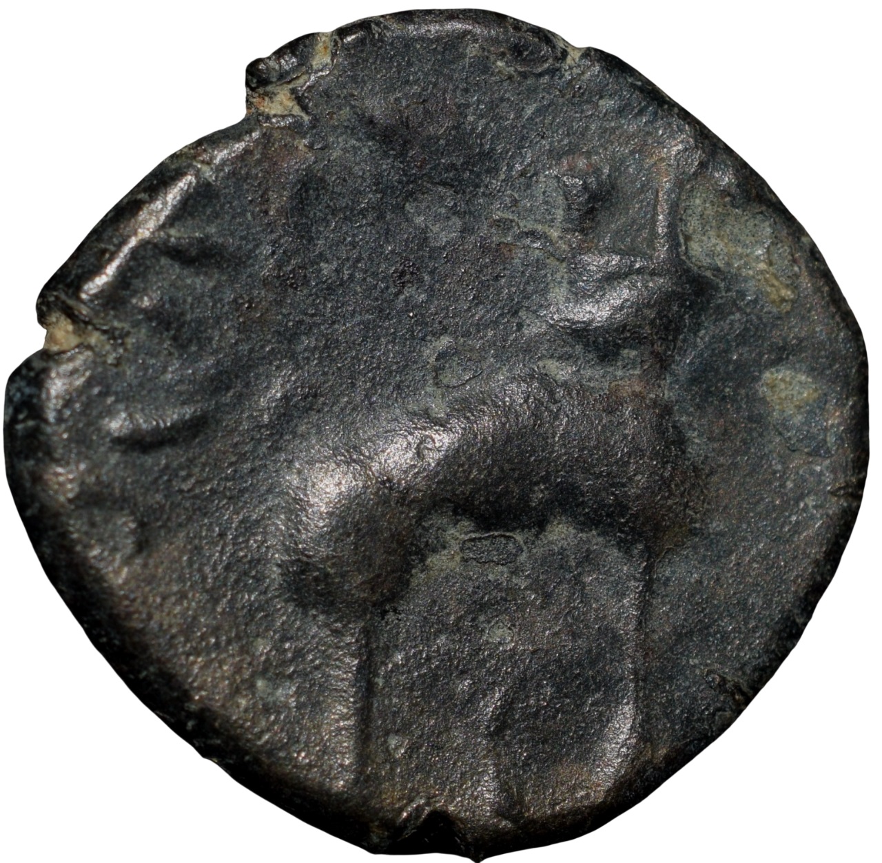 Potin coin of Yajna Satakarni of Satavahan Dynasty (1st Cen. BC) from Vidarbha Region