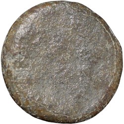 Alternative view of Lead Coin of Western Kshatrapa (1st Cen. AD) with Thunder Arm