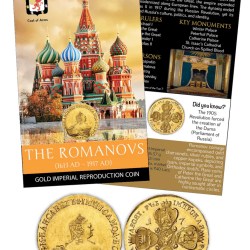 The Romanovs Gold Imperial Dynasty Issue Blister Pack Ultra Unique and Rare