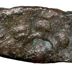 Copper Coin of Satavahan Dynasty(1st Cen.BC) from Vidarbha with 8-Spoked Wheel/Ujjaini Symbol