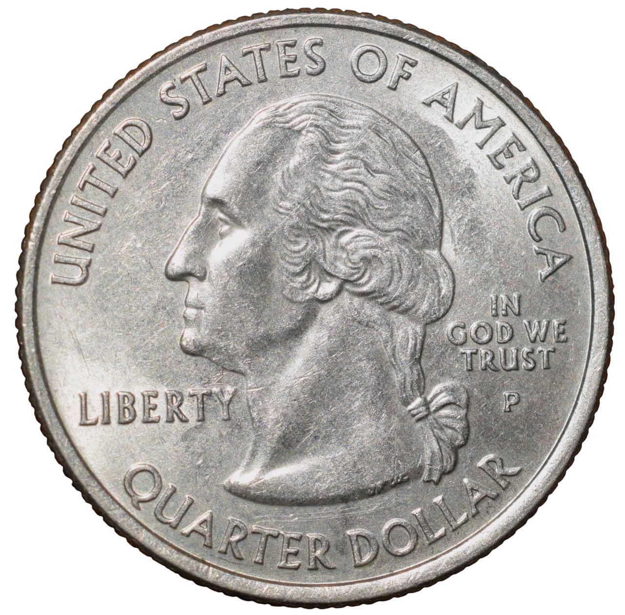 Nickel 1/4 Dollar of United States of America (AD 2006) Commemorative Issue 'South Dakota' State UNC - Image 2