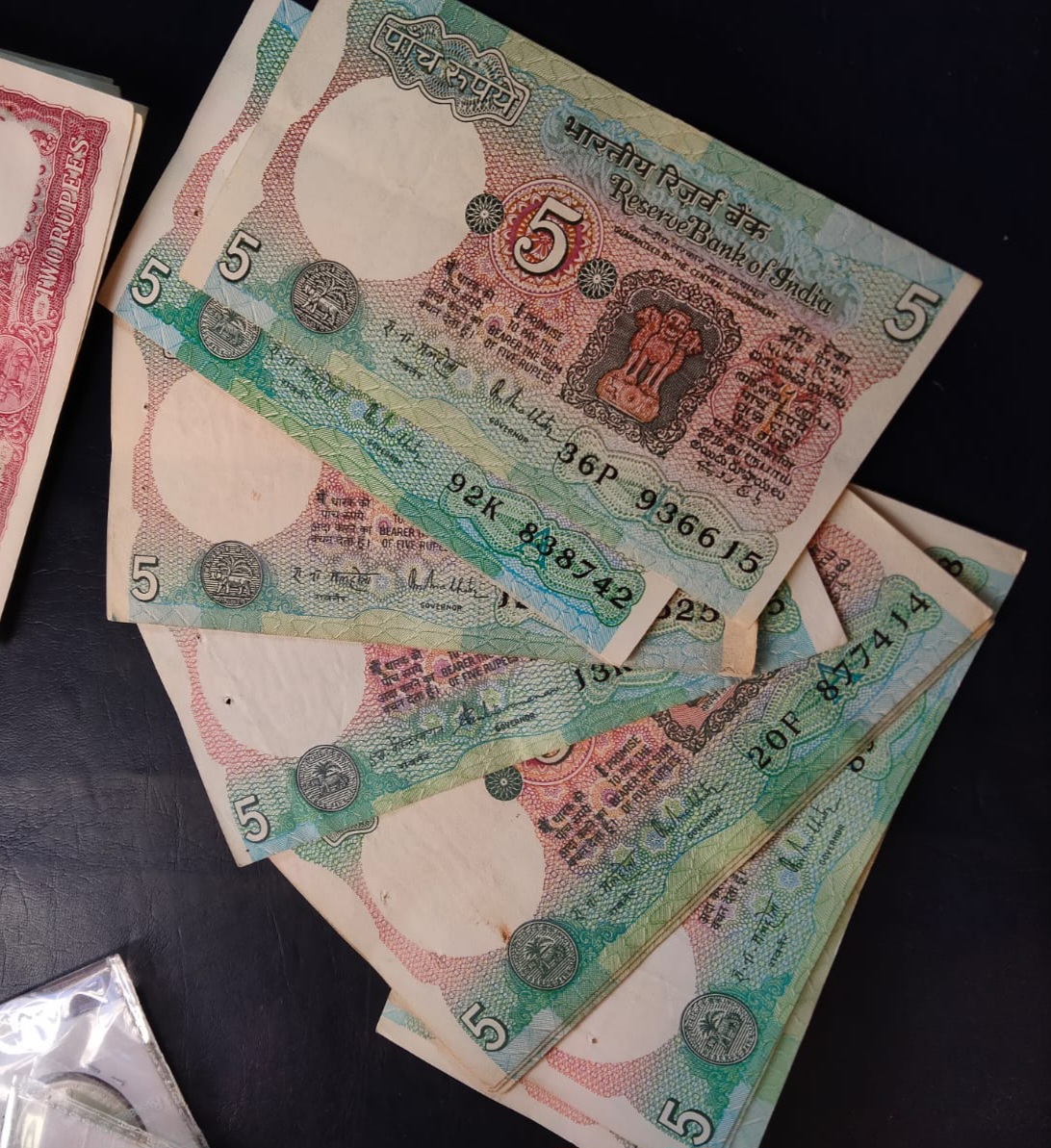 5 ruppes tracter issue