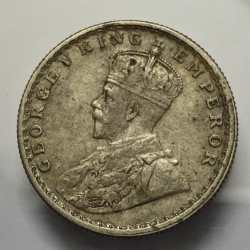 British India George V Half Rupee 1926 Silver Coin High Grade