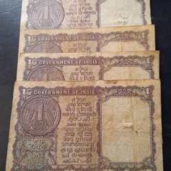 Alternative view of Rare Year 1963 Signature LK Jha 4 Pieces