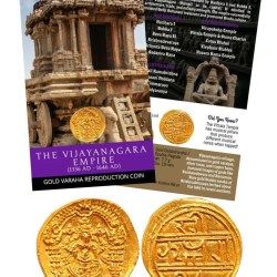 The Vijayanagara Gold Plated Varaha Reproduction Issue Blister Pack
