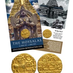 The Hoysalas Gold Plated Gadyana Reproduction Issue Blister Pack