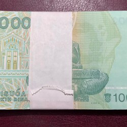 Alternative view of Croatia 100000 Dinara 1993 Serial Wise 100 Notes Bundle Rare