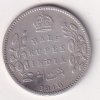 India - British  ½ Rupee 1910 - Edward VII Rare Silver Coin #V-86