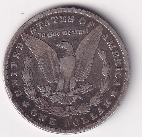 United States 1 Dollar 1883 "Morgan Dollar" Rare silver Coin #V-117