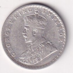 Alternative view of British-India 1 Rupee 1911- George V Bombay Mint Rare Silver Coin #V-100