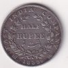 British-India ½ Rupee 1835 - William IV Rare Silver Coin #V-105 - Image 2