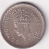 British-India 1 Rupee 1944 - George VI Rare Lahore Mint Silver Coin #V-178 - Image 2