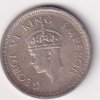 British-India 1 Rupee 1944 - George VI Rare Lahore Mint Silver Coin #V-179 - Image 2