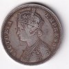 Princely state of Alwar 1 Rupee (1877-1882) Victoria [Mangal Singh] Sliver Coin #V-149 - Image 2