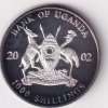 Uganda 1000 Shillings 2002 -Header Rare Silver Coin #V-207 - Image 2