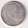 Germany 2 Reichsmark 1938 - Paul von Hindenburg Rare swastika(卐) Mark Silver Coin #V-238 - Image 2