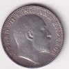 India - British ½ Rupee 1907 - Edward VII Rare High Grade Silver Coin #V-418 - Image 2