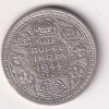 India - British  ½ Rupee 1944 - George VI Rare Silver Coin #V-429