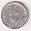 India - British  ½ Rupee 1943 - George VI Rare Silver Coin #V-431 - Image 2