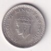India - British ½ Rupee 1943 - George VI Rare Silver Coin #V-432 - Image 2