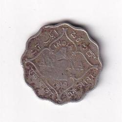 1910 ONE ANNA EDWARD BRITISH INDIA RARE COIN#I-107