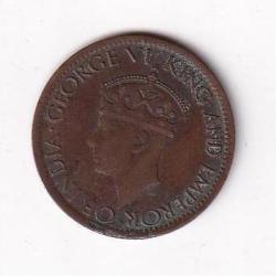Alternative view of CYLON 1942 ONE CENT GEORGE SIX RARE COIN #I-114