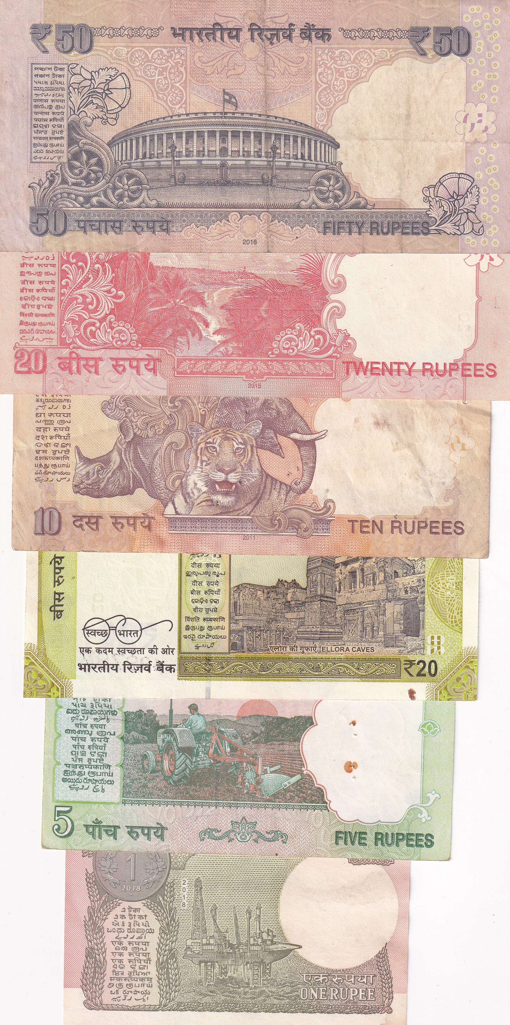 6 DIFFERENT ENDING 786 FANCY NUMBER NOTE SET - Image 2
