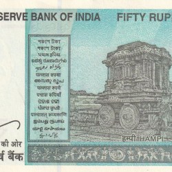 Alternative view of Star Reverse 786 Fancy Number 50 Rupees Governor Shaktikanta Das Rare Note