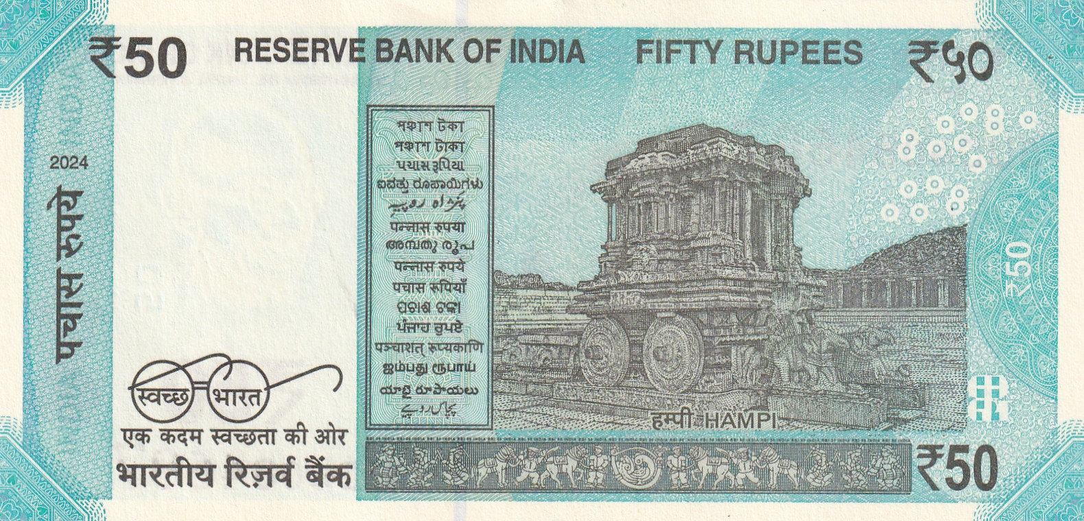 Star Reverse 786 Fancy Number 50 Rupees Governor Shaktikanta Das Rare Note - Image 2