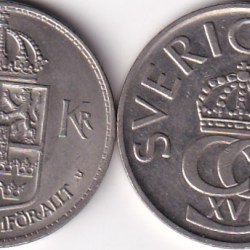 Alternative view of SWEDEN 2 COIN SET #I-130