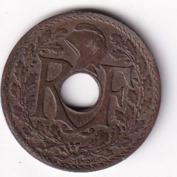 Alternative view of France 25 Centimes 1939 Rare Coin #I-133