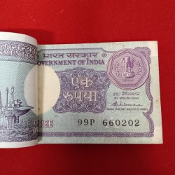 Alternative view of One Rs Old Rare Small Coin Bundle Finance Minister S Venkatraman 1987 Year