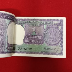 Alternative view of One Rs Rare Old Big Coin Bundle Finance Minister Manmohan Singh 1978 Year 789801