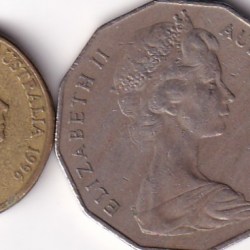 Alternative view of AUSTRALIA 4 COIN SET (2 DOLLAR,ONE DOLLAR,HALF DOLLAR,20 CENT ) RARE COIN SET #I-153