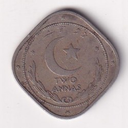 1949 PAKISTAN TWO ANNA EXTREMELY RARE COIN #I-205