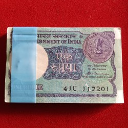 One Rs Old Small Coin Full Bundle A51 Finance Secretary S.Venketraman 1988 Year 117201