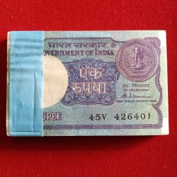 One Rs Old Small Coin Full Bundle A48 Finance Secretary S.Venketraman 1985 Year 426401