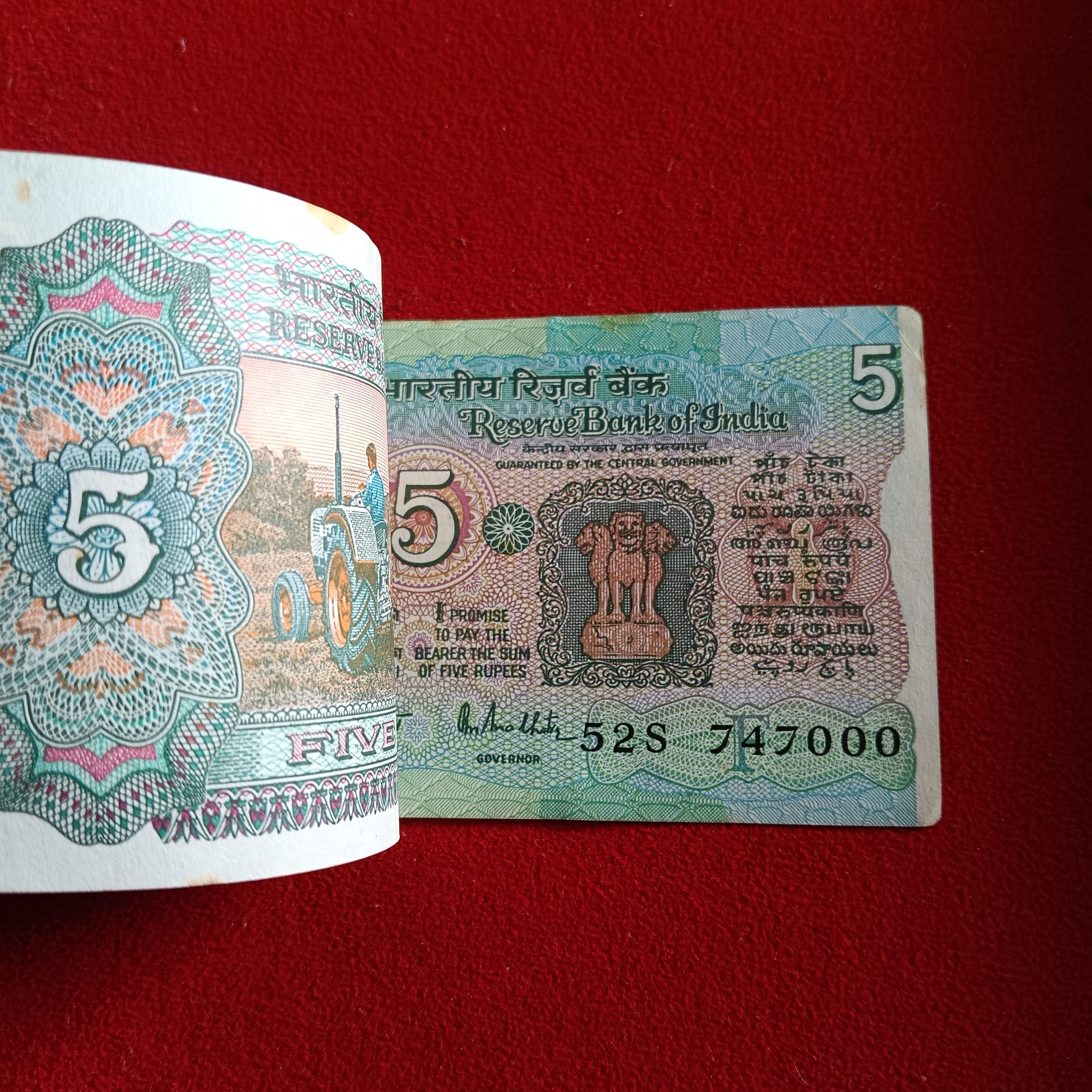 Five Rs Old Rare Tractor Full Bundle Governor RN Malhotra Republic of India 746901 - Image 4