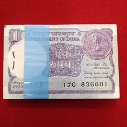 One Rs Old Small Coin Full Bundle A 47 Finance Secretary Pratap Kishan Kaul 1985 Year 836601