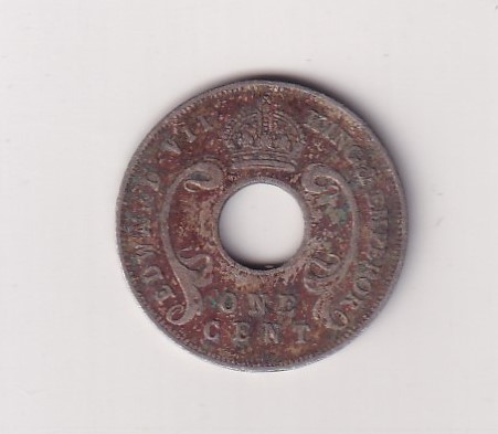 East Africa 1 Cent 1909 - Edward VII LOWEST PRICE RARE COIN # I-218 - Image 2