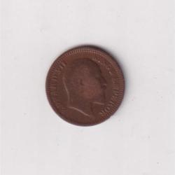 Alternative view of British India ½ Pice 1906 Edward VII Rare Coin #I-192